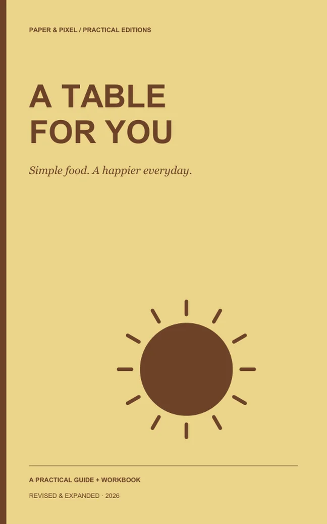 A Table for You by Paper & Pixel — ebook cover